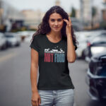 Camiseta mujer "Not Food" Negro - Imagen 2