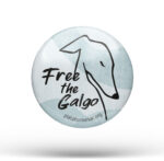 Chapa "Free the galgo"