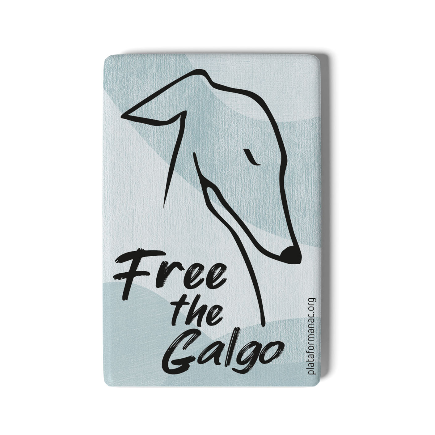 _iman-06 Imán "Free the Galgo" - Imagen 1
