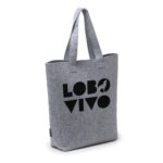 Tote bag Fieltro reciclado 390gr "LOBO VIVO"
